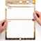 Full Size Recipe Pages 8.5x11'' Double-Sided Paper, (25 Sheets) No-Smear Matte Paper Recipe Pages for Binders, Convenient Blank Recipe Paper Refil...