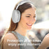 AirPods Max Case Cover - Clear White-M, Soft Silicone Headphone Cover with Heavy Duty Protection for Apple AirPods Max Headphones......