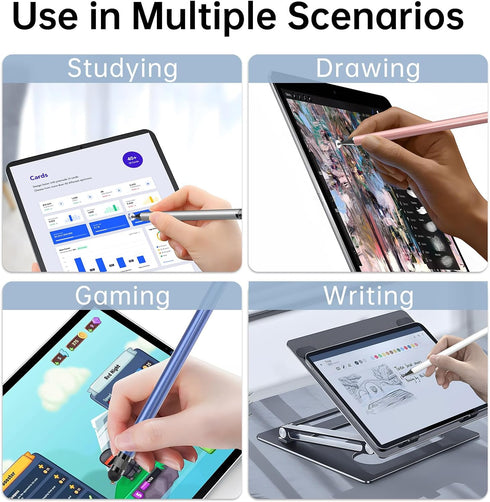 Stylus (5 Pcs), 2-in-1 Stylus Pen for Touch Screen, High Precision and Sensitivity, Suitable for iPhone/ipad/Android Tablets, Compatible with All ...