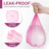 Charmount Small Trash Bags Bathroom, 4 Gallon Garbage Bags for Kitchen Bedroom, Unscented, 80 Count, Hot Pink...