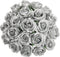 JUSTOYOU 10Pcs Artificial Roses Flowers, Realistic Blossom Roses, Real Touch Silk Rose, Single Fake Flower Long Stem Bouquets for Home Wedding Par...