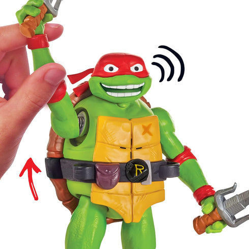 Teenage Mutant Ninja Turtles: Mutant Mayhem 5.5” Raphael Deluxe Ninja Shouts Figure by Playmates Toys...