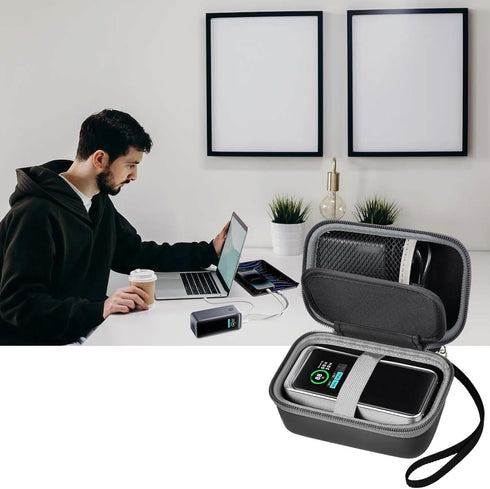 Case Compatible with Anker Prime Power Bank 20,000mAh Portable Charger with 200W Output, Battery Pack Power Station Organizer, Hold Charging Cable...
