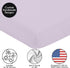 Sweet Jojo Designs Lavender Purple Baby or Toddler Fitted Crib Sheet for Watercolor Floral Collection...