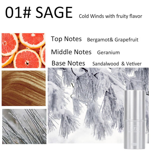 3PCS Solid Balm Sets Solid Perfume Portable Pocket Balm Perfume Perfect for Travel Use Natural Fragrance Parfum for Men and Women (B)...