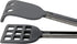 Tovolo Mini Waffles Tongs with Silicone Tips (Charcoal) - Small Tongs for Fruit, Coffee Bar, Charcuterie, Salad, Tea Party, Cooking, Taco Bar, App...