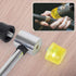 Rubber Mallet Non-Marking Rubber Mallet Hammer Steel Pipe Mallet with Non-Slip Rubber Handle for DIY Projects Crafts Woodworking and Flooring Inst...