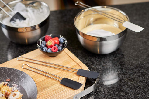 Rosle Stainless Steel & Silicone Flexible Spatula, 8-inch...