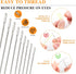 Pengxiaomei Embroidery Kit for Beginners, 4 Set Christmas Patterns, Adjustable Embroidery Hoop, Includes Threads, Needles, Scissors, for Adults......