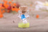 MaxMau 100 Count Small Glass Bottles with Corks,5ml Tiny Vials Clear Mini Jars Wooden Stopper for Art Crafts Storage Party Decoration Wedding Favo...