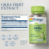 SOLARAY Okra Fruit 1600 mg - Healthy Digestion, Regularity and Heart Health Support Supplement - Soluble Fiber - Lab Verified, Vegan, 60-Day Guara...