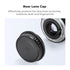 K&F Concept Rear Lens Cap & Body Cap Cover & Hot Shoe Cover Kit for Pentax K Mount Camera Lens K3 K3 II K70 KS1 KS2 K500 K50...