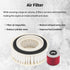 4TR-14451-00 Air Filter Oil filter Cleaner Compatible with Yamaha V-Star 650 XVS650 Custom Drag Star 650 XVS650A, Vstar 650 XVS650A Classic XVS650...