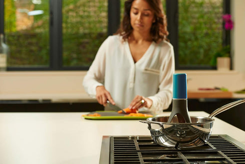 Stirr - The Unique Automatic Pan Stirrer - With LED Speed Indicator, Teal...
