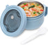 Microwave Soup Mugs with Lids,28.7oz Microwave Ramen Bowl with Lid,with Removable 304 Stainless Steel Liner,Improved Easy-Grip Design for On-the-G...