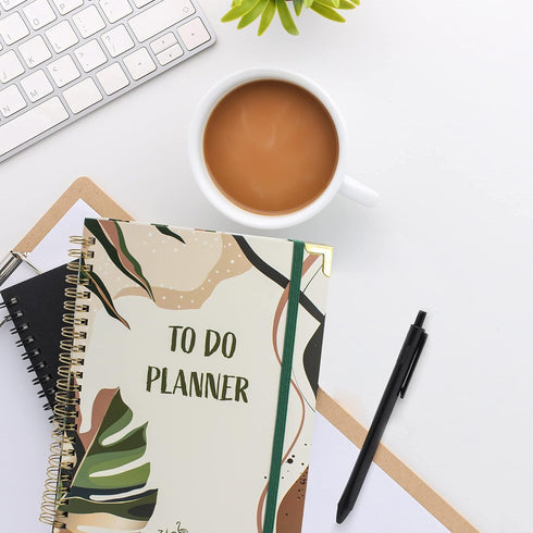 Simplified To Do List Notebook - Aesthetic Daily Planner to Easily Organize Your Tasks And Boost Productivity - Stylish Undated Planner And School...