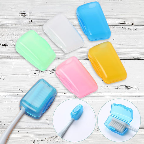 5Pcs Toothbrush Cover Toothbrush Covers Caps Portable Toothbrush Head Case Cover Travel Toothbrush Head Holder for Home Office Hotel Outdoor,Tooth...