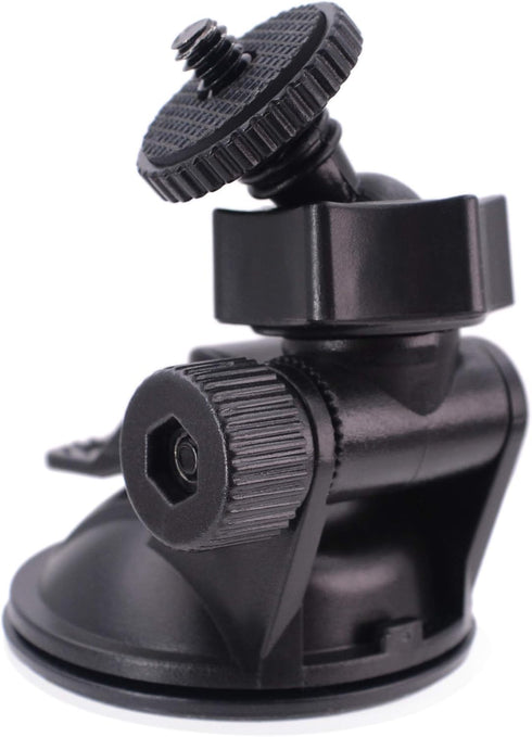 CH01A 1/4" 1/8" Thread Camera Suction Mount Tripod Holder in Dash Cam Mount Holder - Screw Tripod Windshield Holder Fits Sony/Ricoh/HP/GoPro/Oculu...