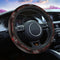 Swono Car Steering Wheel Covers Red Black Floral Beautiful Floral at The Border Creative Design Universal for Women Girls Soft Neoprene Anti-Slip ...