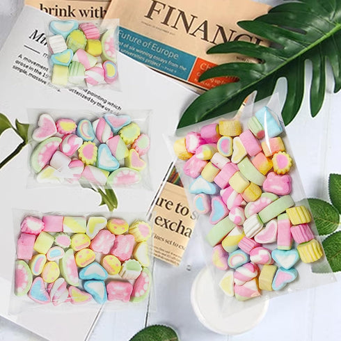 Clear Self Sealing Cellophane Bags: 200Pcs 4x6 Inches Cookie Bags Resealable Cello Bags for Packaging Cookies, Candy, Treat, Gifts, Snacks, Favors...