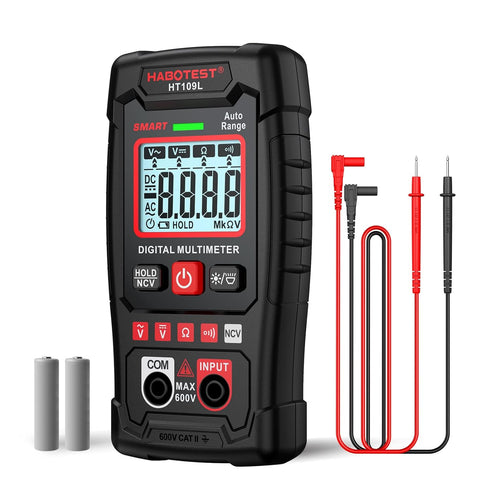 Digital Multimeter Tester, HABOTEST 4000 Counts, Smart Measurement,Measures AC/DC Voltage, Ohm Volt Amp Meter, Non-Contact Voltage Tester Function...