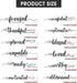 Epakh 2 Sheets Motivational Wall Stickers Decor Black Inspirational Wall Decal Art Inspirational Quote Stickers Vinyl Positive Wallpaper for Livin...