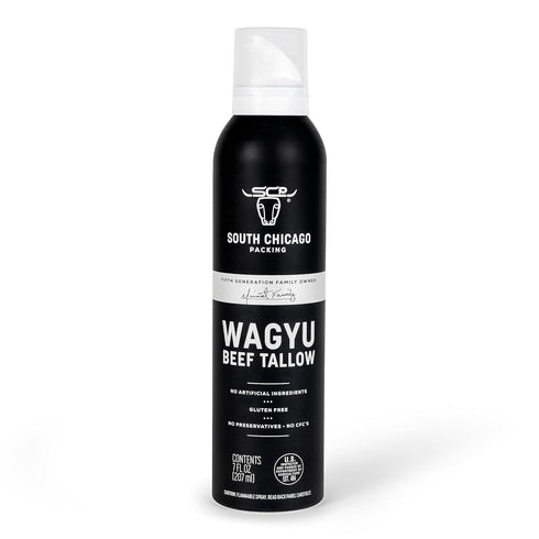 South Chicago Packing Wagyu Beef Tallow Spray, Umami-Rich, Flavorful, Perfect for Sauteing, Stir-frying and Grilling, Nonstick Cooking Oil, 7 Fl O...