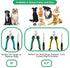 Candure Dog Nail Clippers Professional Pet Nail Clipper Suitable for Cats, Rabbits and Guinea Pigs - Safety Lock/Protective Guard to Avoid Over Cu...