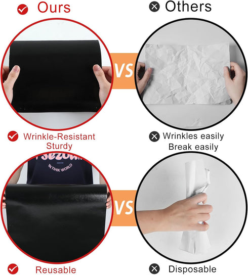 Black Bulletin Board Roll Reusable Waterproof Erasable Bulletin Board Fade Resistant Wrinkle Resistant Poster Non-woven Fabric Bulletin Board Roll...