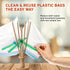 Plastic Bag and Bottle Dryer - Patented; Multi-Purpose Drying Rack Saves Money and the Planet. Folds for Easy Storage...