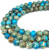 4/6/8/10mm Blue Imperial Jasper Gemstone Loose Beads Round Beads 15.5" Per Strand...