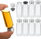 PATIKIL 20ml Sample Vials, 8 Pack Lab Empty Vials with Butyl Rubber Stopper and Crimp Top Caps Borosilicate Glass Vial, Transparent...