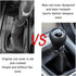 Car Shift Boot,Carbon Fibre Leather Gear Shift Cover for Dust Prevention & Protection,Universal Car Interior Accessories Manual Automatic Shift Kn...