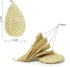 Natural Loofah Dish Sponge Pack 15 Vegetable Scrubber for Kitchen - 100% Biodegradable Compostable Dishwashing Scouring Pad Zero Waste Plastic Fre...