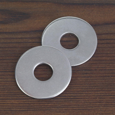 50 Pieces 5/16" Stainless Flat Washers, 1" Outside Diameter, 0.055" Thickness, 18-8 (304) Stainless Steel Washers, Metal Washers, Flat Washers for...