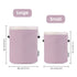 Barrel Drawstring Makeup Bag Travel Cosmetic Bag Large Toiletry Organizer Waterproof for Women (Large, Dusty Rose)...
