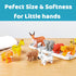 Baby Bath Toys, for Infants 6-12& Toddlers 1-3, No Hole Bathtub Toys (Wild Animals, 8 Pcs with Mesh Bag)...