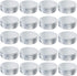 Goiio 20 Pcs 2 Ounce Aluminum Tin Jar, 60 ML Refillable Tin Container, with Screw Lid, for Storing Spices, Candies, Candles, Silver...