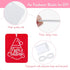 MIAHART 30 Piece Sublimation Air Freshener Blanks with Bags, DIY Scented Hanging Felt Heat Transfer Air Freshener for Car Home Interior Decor...