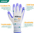 Gardening Gloves for Women, 6 Pairs Latex Coated Yard Gloves, Micro-Foam Textured Coating on Palm & Fingers, Breathable Womens Work Gloves, High V...