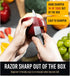 Slicex Regular Paring Knife for Kitchen - Sharp 3.5" (Inch) Fruit Knife for Precise Cutting - Small Pairing Knife Ideal for Peeling and Slicing - ...