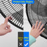 Fan Cover for 16 Inch High Velocity Floor Fan,16" Air Circulator Fan Dustproof Net Mesh Cover,Children Finger Safety Protection Covers for 16 in T...