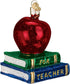 Old World Christmas Teacher Gifts Glass Blown Ornaments for Christmas Tree Apple...