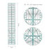 Quilting Ruler 8 x 45cm Sewing Acrylic Ruler Anti-Slip Metric Ruler DIY Quilting Tools with Clear Printed Lines for Precise Cutting...