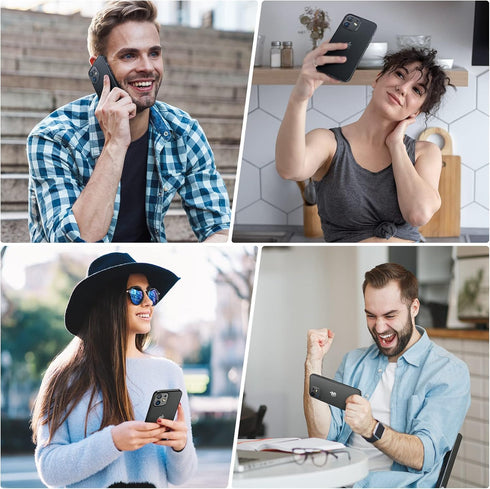 ORIbox for iPhone 11 Case Black, Shockproof Designed Case,Full Body Protective Cover 6.1", Platinum Ultra-Thin Non-Slip, Lightweight...