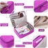 Queboom Travel Makeup Bag Cosmetic Bag Makeup Bag Toiletry bag for women and girls (Deep purple)...