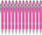 Ballpoint Pens with Stylus Tips?12 Pcs Pink Retractable Metal Stylus Pen for Touch Screens, 1.0 mm Black Ink......
