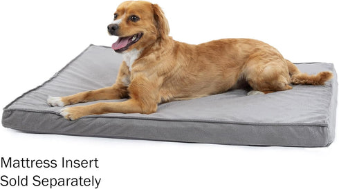 Best Friends by Sheri Dog Bed Cover Replacement for Nap Mat Dog Bed, Microfiber Ilan, Grey, 27" x 36"...