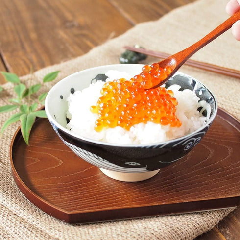 Minorutouki Rice Bowl Extra Large White Wave Whale Blue ?5.8×H2.6in 7.76oz Made in Japan...
