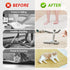 Rug Pad 12PCS Cloud Rug Tape Stickers, Reusable Washable Rug Tape Grip Carpet Corner, Dual Sided Non-Slip Rug Tape Sticker Area Rug Pads for Indoo...